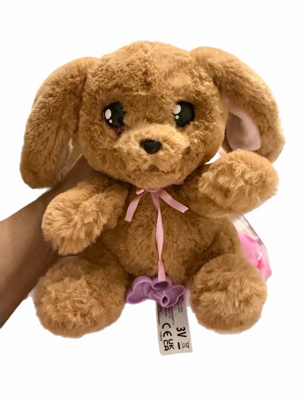 IMC Toys Baby Paws Cocker Spaniel Puppy Interactive Sounds, Pacifier,Swaddle Bag